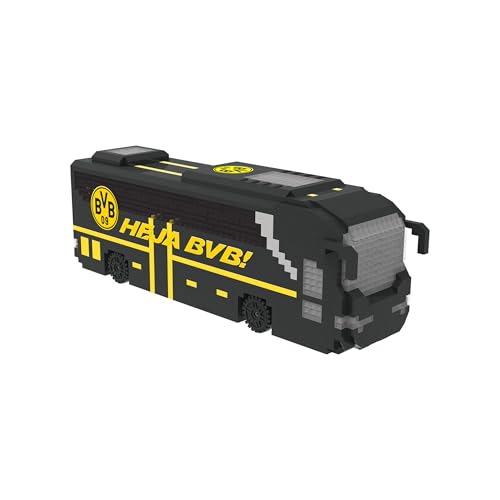 FOCO Offizielles Lizenzprodukt Borussia Dortmund BRXLZ-Steine 3D-Fußball-Reisebus BAU-Set FOCO Offizielles Lizenzprodukt Borussia Dortmund BRXLZ-Steine 3D-Fußball-Reisebus BAU-Set von FOCO