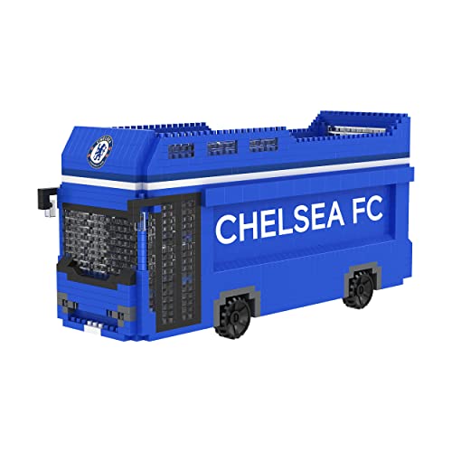 FOCO Offizielles Lizenzprodukt Chelsea FC BRXLZ Bricks Fußballbus Spielzeugmodell von FOCO