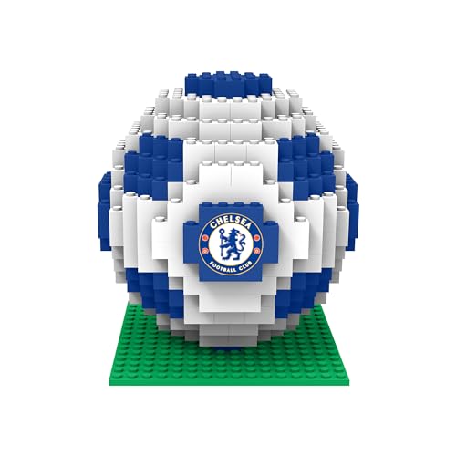 FOCO Offizielles Lizenzprodukt Chelsea FC BRXLZ XL-Steine 3D-Fußball-Aufbau BAU-Set von FOCO
