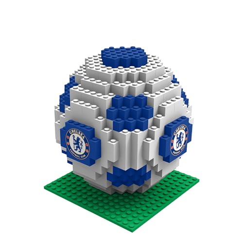 FOCO Offizielles Lizenzprodukt Chelsea FC BRXLZ XL-Steine 3D-Fußball-Aufbau BAU-Set von FOCO