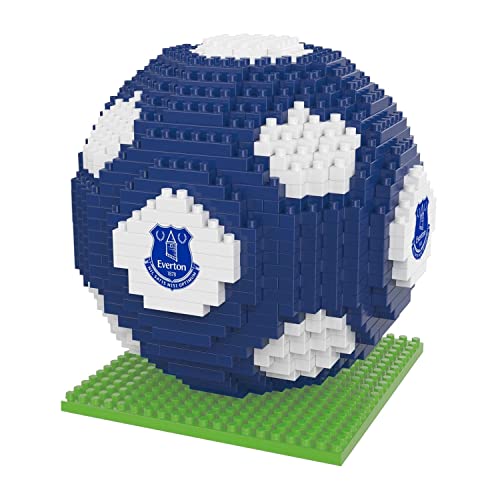FOCO Offizielles Lizenzprodukt Everton FC BRXLZ-Steine 3D-Fußball BAU-Set von FOCO