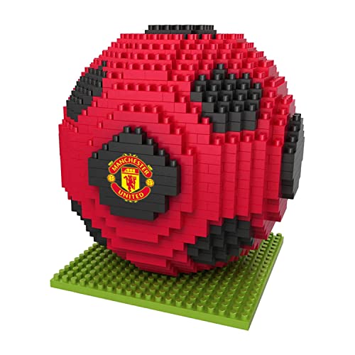 FOCO Offizielles Lizenzprodukt Manchester United FC BRXLZ-Steine 3D-Fußball BAU-Set 12+ YO von FOCO