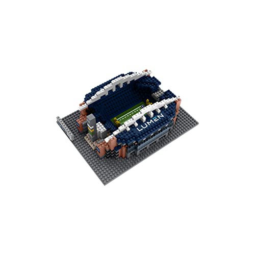 FOCO Offizielles Lizenzprodukt NFL Seattle Seahawks Lumen Field BRXLZ-Steine 3D-Mini-Fußballstadion BAU-Set von FOCO