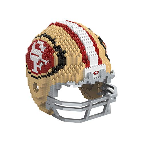 FOCO Offizielles Lizenzprodukt San Francisco 49ers NFL BRXLZ-Steine 3D-Replik-Helm BAU-Set von FOCO