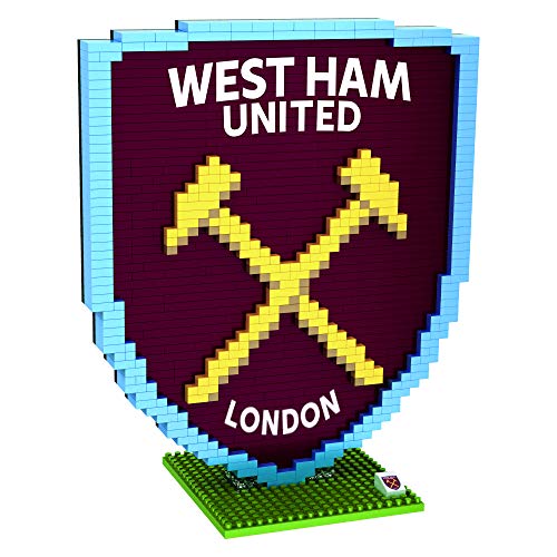 FOCO Offizielles Lizenzprodukt West Ham United FC BRXLZ-Steine 3D-Fußballclubwappen-Logo BAU-Set FOCO Offizielles Lizenzprodukt West Ham United FC BRXLZ-Steine 3D-Fußballclubwappen-Logo BAU-Set von FOCO