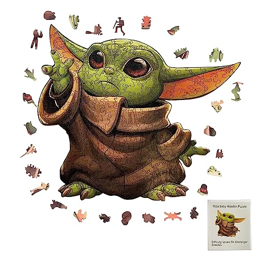 Yoda Baby 3D Holzpuzzle, 190 Teile Holzpuzzle, Puzzle Erwachsene Holz Anzug Puzzle Geeignet für Kinder ab 10 Jahren und Erwachsene von FOGARI