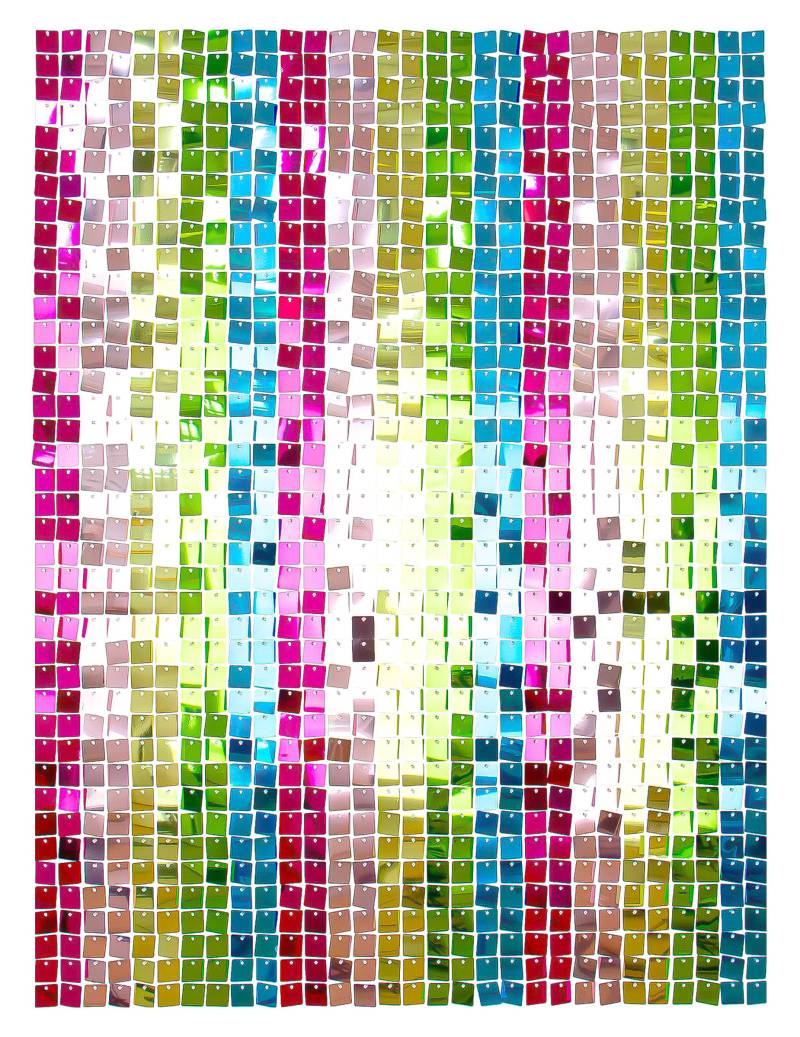 12 Bunte Glitzer-Wandpaneele 30 x 30 cm 12 Bunte Glitzer-Wandpaneele 30 x 30 cm von FOLAT BV
