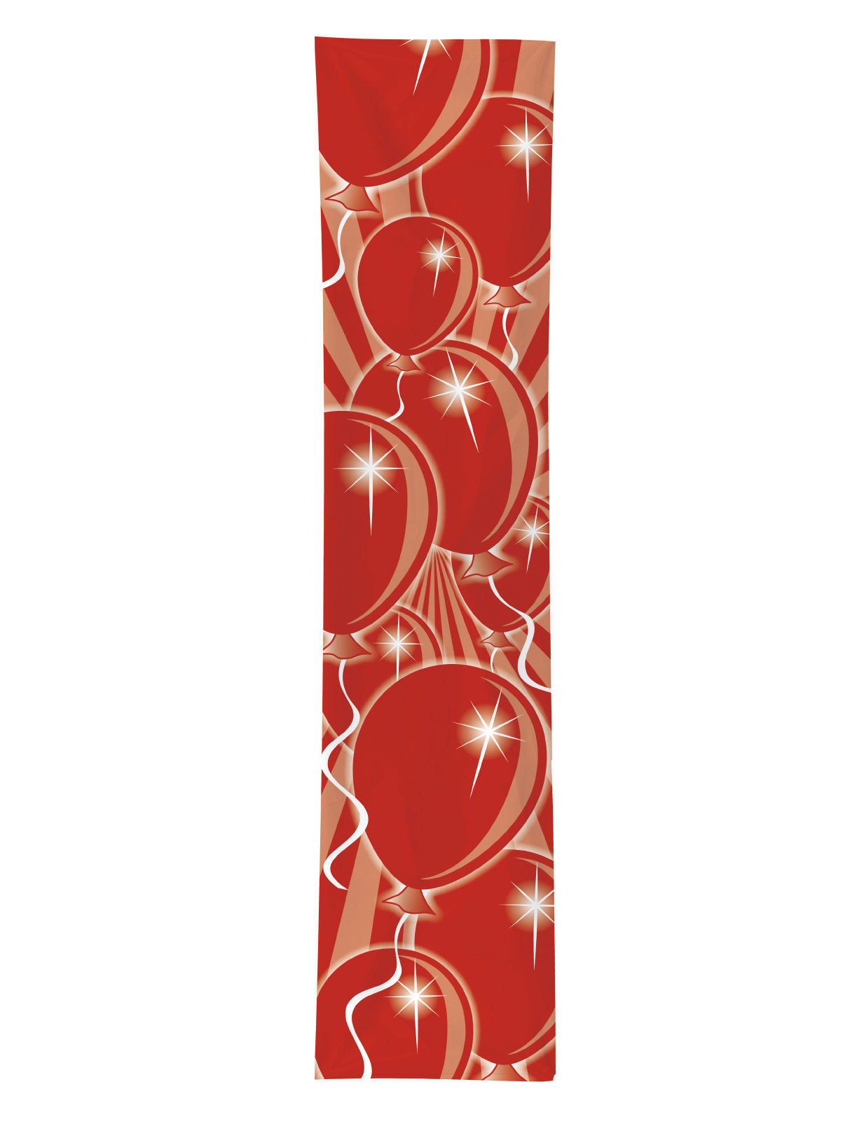 Geburtstags-Banner Luftballons Party-Deko rot 300x60cm Geburtstags-Banner Luftballons Party-Deko rot 300x60cm von FOLAT BV