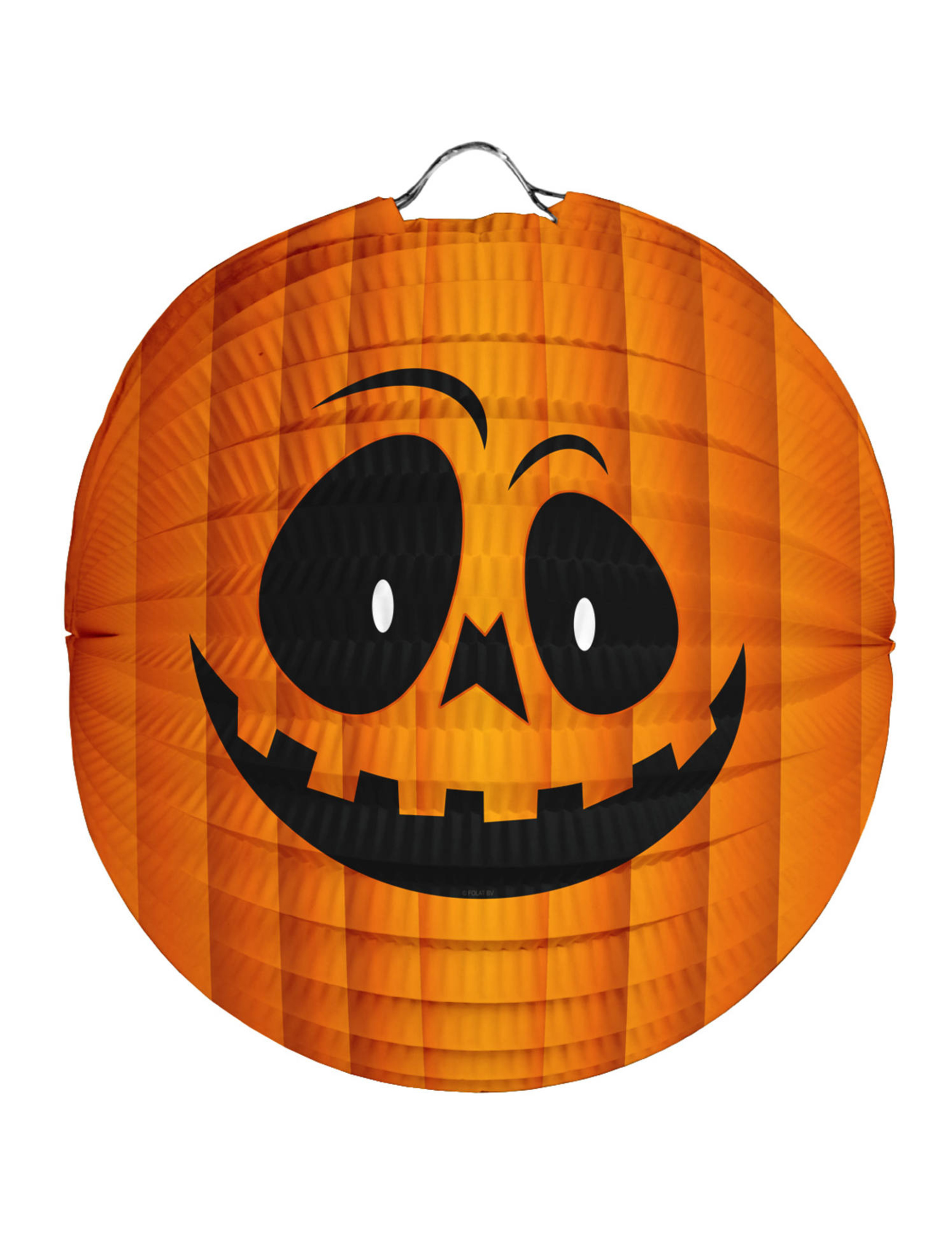 Halloween Kürbis-Laterne, orange, 22 cm Halloween Kürbis-Laterne, orange, 22 cm von FOLAT BV