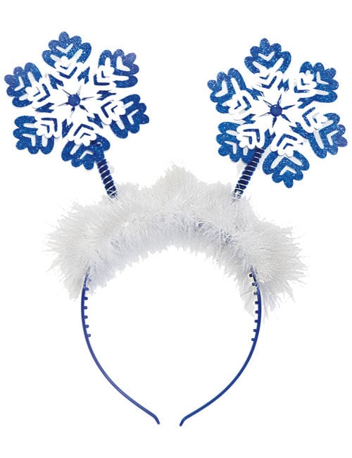 Schneeflocke Haarreif Weihnachten weiss-blau Schneeflocke Haarreif Weihnachten weiss-blau von FOLAT BV