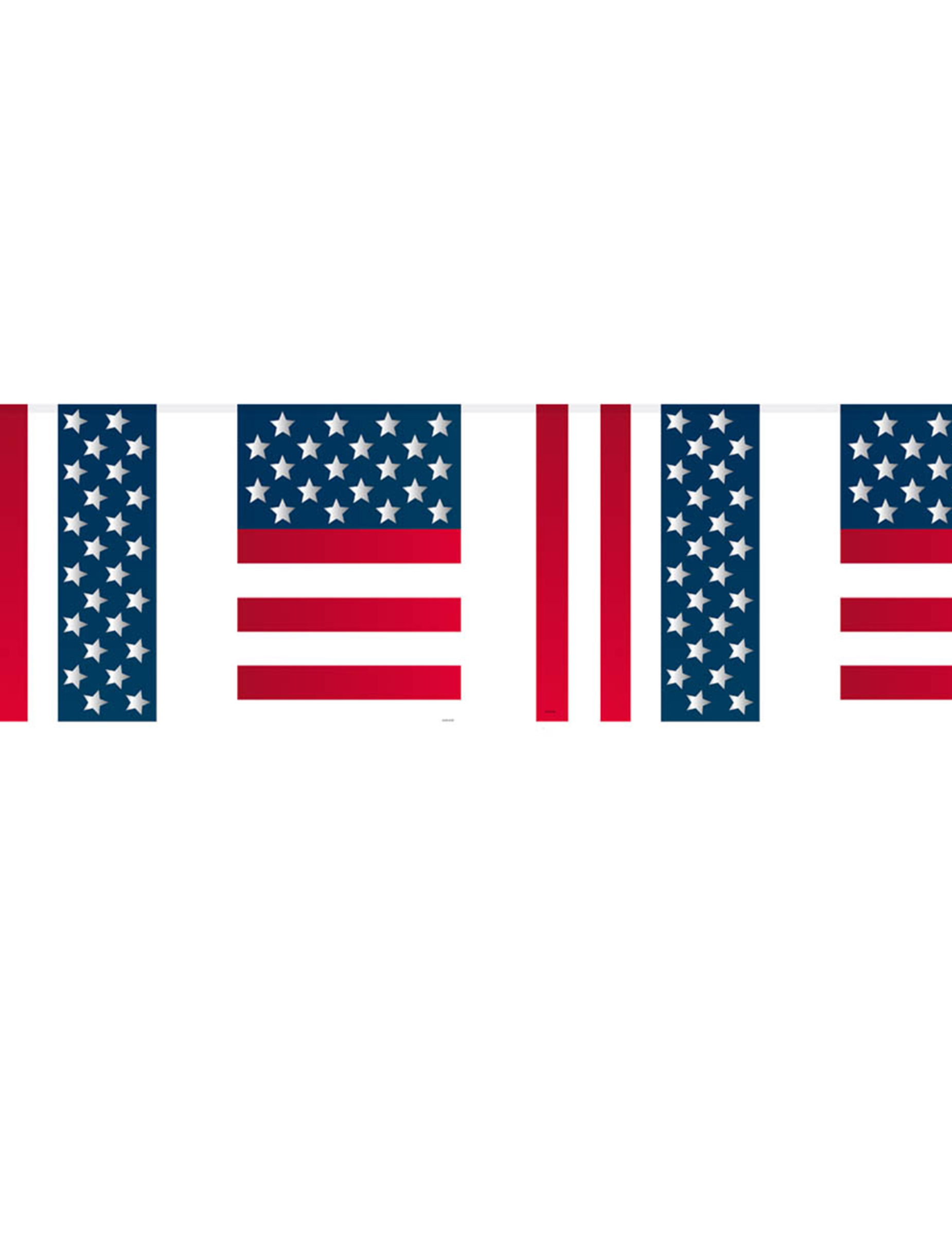 USA Girlande Flaggen Deko 10 Meter USA Girlande Flaggen Deko 10 Meter von FOLAT BV