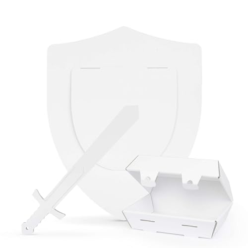 FOLDZILLA Ritter Kostüm Set für Kinder mit Ritterschild Schwert und Schatztruhe 70 x 55,5 x 20 cm Kinderkostüm für Fasching und Kindergeburtstag Faschingskostüm Halloween Karneval FOLDZILLA Ritter Kostüm Set für Kinder mit Ritterschild Schwert und Schatztruhe 70 x 55,5 x 20 cm Kinderkostüm für Fasching und Kindergeburtstag Faschingskostüm Halloween Karneval von FOLDZILLA