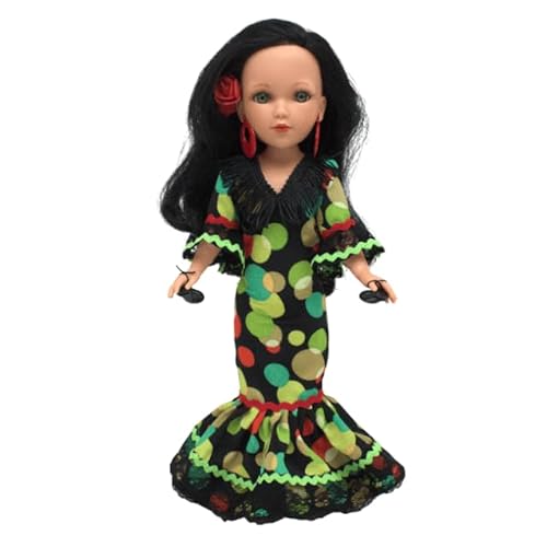 FOLK Mari's Flamenca andalusische Puppe, 35 cm, Original Handwerkskunst, Kollektion Vidal Rojas Dolls, hergestellt in Spanien, NV FOLK Mari's Flamenca andalusische Puppe, 35 cm, Original Handwerkskunst, Kollektion Vidal Rojas Dolls, hergestellt in Spanien, NV von FOLK