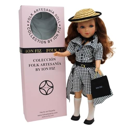 FOLK Puppe aus der Kollektion Dolls von Ion Fiz, Mari's Puppe, 41 cm, Modell Paris. FOLK Puppe aus der Kollektion Dolls von Ion Fiz, Mari's Puppe, 41 cm, Modell Paris. von FOLK