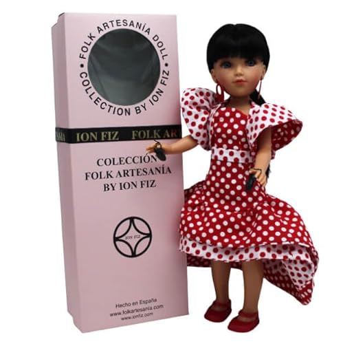 FOLK Puppe aus der Kollektion Dolls von Ion Fiz, Mari's Puppe, 41 cm, Modell Rocío. von FOLK