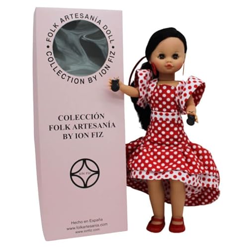 FOLK Puppe aus der Kollektion Dolls von Ion Fiz, Sintra Puppe, 40 cm, Modell Rocío. von FOLK
