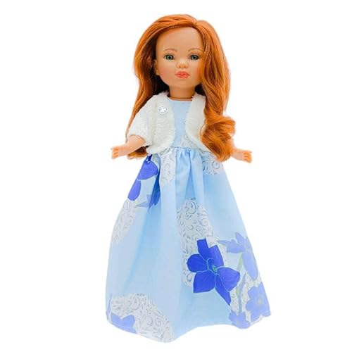 FOLK Simona Original-Sammelpuppe, 40 cm, 100% Vinyl mit langem Kleid, Limitierte Sonderedition von FOLK