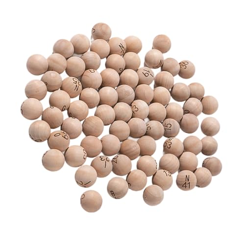75pcs Natural Holz Bingo Bälle Mit Gravierten Buchstaben Und Zahlen Für Game Night Partys Family Treffen Glatte Preis Verlosungen 75pcs Natural Holz Bingo Bälle Mit Gravierten Buchstaben Und Zahlen Für Game Night Partys Family Treffen Glatte Preis Verlosungen von FOLODA