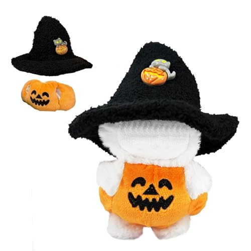 FOLODA Entzückende Puppenkleidung Kopfbedeckung Für 15-17 cm Figuren Assistentenhut Und Top Display Foto Requisiten Halloween Zubehör von FOLODA