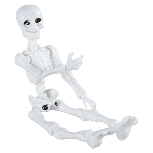 FOLODA Flexible Miniatur Skelett Figur Menschliche Anatomys Menschliches Skelettmodell Für Bildungszwecke Knochenskulptur Dekore FOLODA Flexible Miniatur Skelett Figur Menschliche Anatomys Menschliches Skelettmodell Für Bildungszwecke Knochenskulptur Dekore von FOLODA