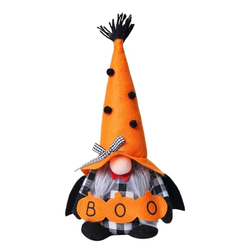 FOLODA Halloween Plüschpuppendekorationen Fledermausflügel Figur Ornament Urlaub Geschenk Für Desktop Display Halloween Plüsch Sammlerpuppe von FOLODA
