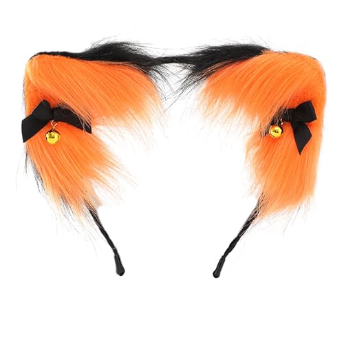 FOLODA Katzenohr Stirnband Mit Ohrschmuck Süßmädchen Cosplay Ohr FOLODA Katzenohr Stirnband Mit Ohrschmuck Süßmädchen Cosplay Ohr von FOLODA
