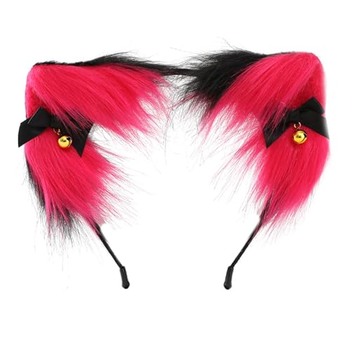 FOLODA Katzenohr Stirnband Mit Ohrschmuck Süßmädchen Cosplay Ohr FOLODA Katzenohr Stirnband Mit Ohrschmuck Süßmädchen Cosplay Ohr von FOLODA