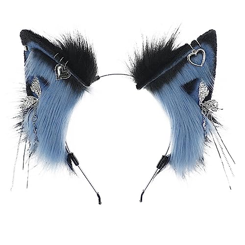 FOLODA Plüsch Ohr Quaste Hairband Stil Ethnischstyle Stirnband Cos Play Requisiten Haarhoop Show Kopfschmuck Mädchenzubehör Haarklammern Plüsch Haarzubehör Anime Kostüme FOLODA Plüsch Ohr Quaste Hairband Stil Ethnischstyle Stirnband Cos Play Requisiten Haarhoop Show Kopfschmuck Mädchenzubehör Haarklammern Plüsch Haarzubehör Anime Kostüme von FOLODA