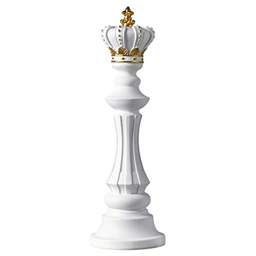 FOLODA Schach König Königin Ritter Statue Skulptur Ornament Sammlerfigur Handwerk Schachstatue Dekor Stück Schachfiguren Dekor Schachornament von FOLODA