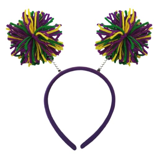 FOLODA Schöne Dopamin Look Stirnband Regenbogen Pompoms Form Haop Hoop Plüsch Kopfstück Osterparty Cosplay Kostüm Requisiten Unisex FOLODA Schöne Dopamin Look Stirnband Regenbogen Pompoms Form Haop Hoop Plüsch Kopfstück Osterparty Cosplay Kostüm Requisiten Unisex von FOLODA