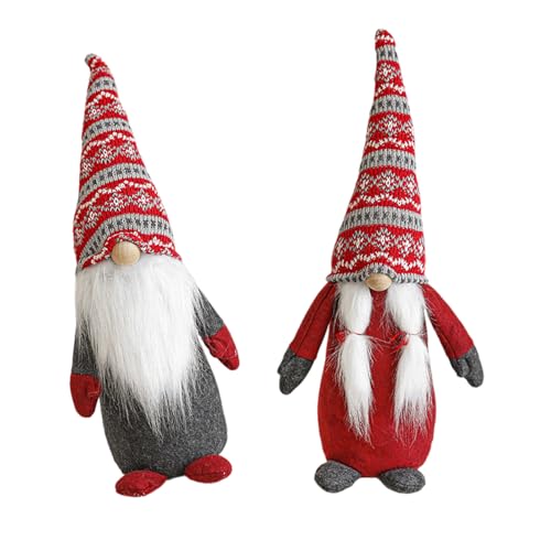 FOLODA Urlaub Gnomes Fensterdekoration Plushie Zwergs Weihnachtstisch Top Figuren Spielzeugset Urlaub Dekorationen von FOLODA