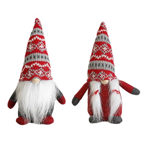FOLODA Urlaub Gnomes Fensterdekoration Plushie Zwergs Weihnachtstisch Top Figuren Spielzeugset Urlaub Dekorationen von FOLODA