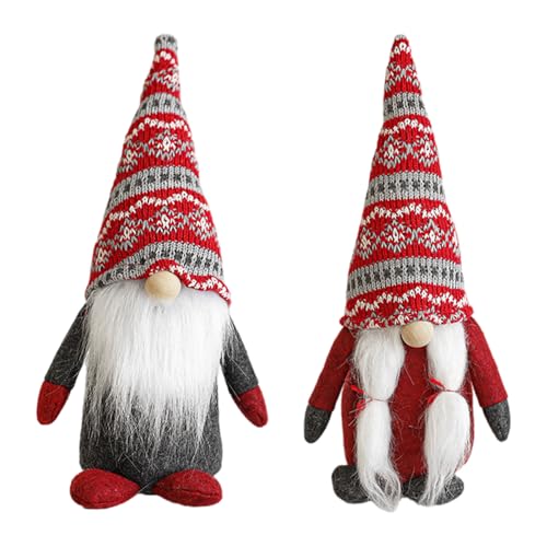 FOLODA Urlaub Gnomes Fensterdekoration Plushie Zwergs Weihnachtstisch Top Figuren Spielzeugset Urlaub Dekorationen von FOLODA