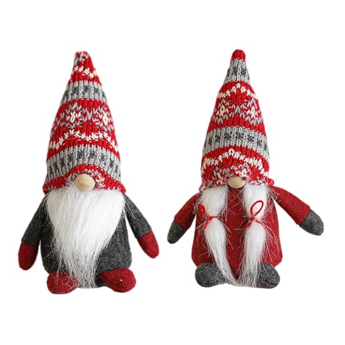 FOLODA Urlaub Gnomes Fensterdekoration Plushie Zwergs Weihnachtstisch Top Figuren Spielzeugset Urlaub Dekorationen von FOLODA