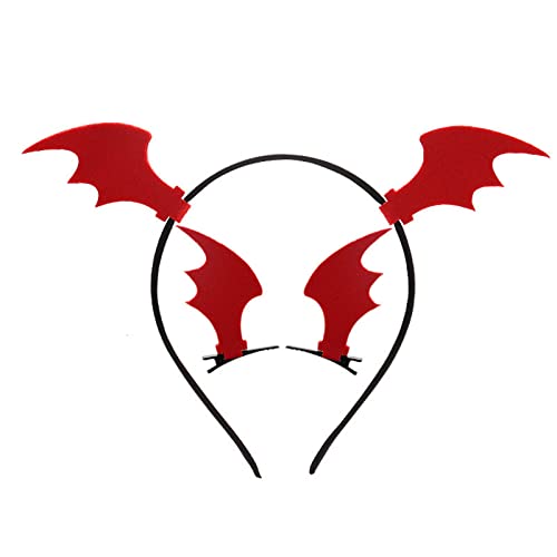 Halloween Fledermausflügelhaarclip Täglich Kostüm Haarzubehör Für Frauen Bei Geburtstagsfeier Nicht Schlupfhaarband Cosplay Stirnbänder Für Frauen Cosplay Stirnbänder Mehrfarbige Fledermausflügelform von FOLODA