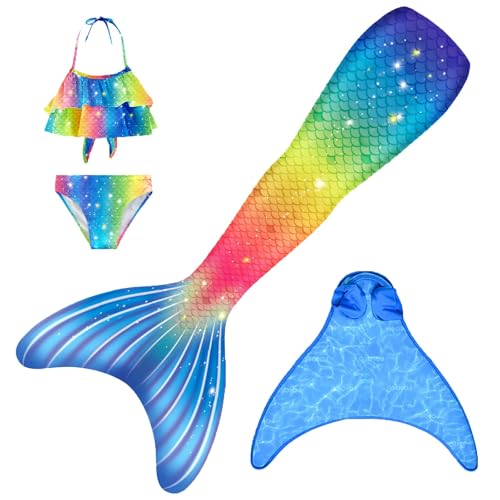 FOLOEO Fisch Tail Mädchen Fisch zum Monoflosse mit Bikini Sommer Cosplay 2025 FOLOEO Fisch Tail Mädchen Fisch zum Monoflosse mit Bikini Sommer Cosplay 2025 von FOLOEO
