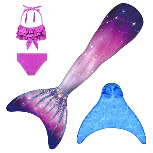 FOLOEO Fisch Tail Mädchen Fisch zum Monoflosse mit Bikini Sommer Cosplay 2025 FOLOEO Fisch Tail Mädchen Fisch zum Monoflosse mit Bikini Sommer Cosplay 2025 von FOLOEO