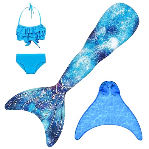 FOLOEO Fisch Tail Mädchen Fisch zum Monoflosse mit Bikini Sommer Cosplay 2025 FOLOEO Fisch Tail Mädchen Fisch zum Monoflosse mit Bikini Sommer Cosplay 2025 von FOLOEO