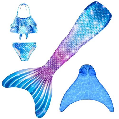 FOLOEO Fisch Tail Mädchen Fisch zum Monoflosse mit Bikini Sommer Cosplay 2025 FOLOEO Fisch Tail Mädchen Fisch zum Monoflosse mit Bikini Sommer Cosplay 2025 von FOLOEO