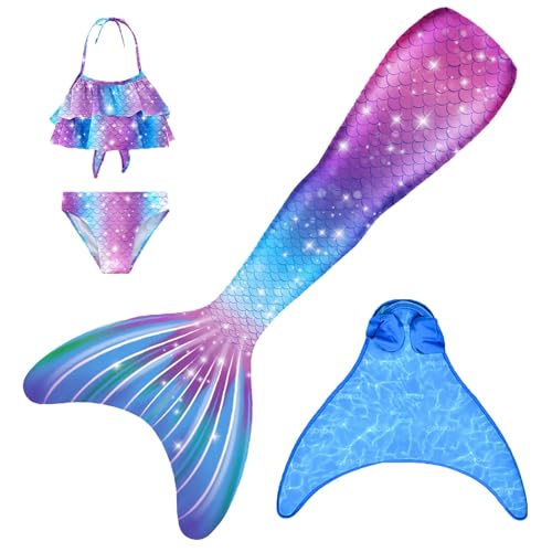 FOLOEO Fisch Tail Mädchen Fisch zum Monoflosse mit Bikini Sommer Cosplay 2025 FOLOEO Fisch Tail Mädchen Fisch zum Monoflosse mit Bikini Sommer Cosplay 2025 von FOLOEO