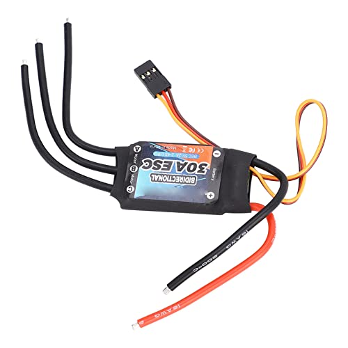 30A Brushless ESC, Schwarz Bidirektionaler 30A Brushless ESC Plug and Play für RC-Boote von FOLOSAFENAR