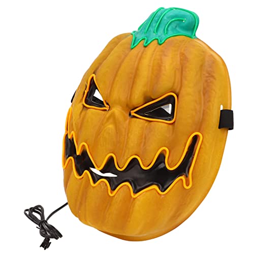 FOLOSAFENAR Maske, Halloween Maske, Lebensechtes Design, Sicher, Harmlos, LED Leucht Neuheit, Gruselig, für Männer und Frauen für Maskenpartys von FOLOSAFENAR