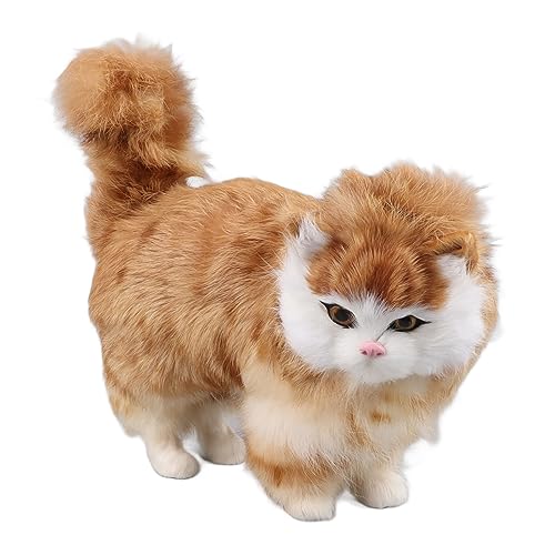 FOLOSAFENAR Simulierte Katze, Kompakt Realistisch für Weihnachten, Simuliertes Katzenspielzeug FOLOSAFENAR Simulierte Katze, Kompakt Realistisch für Weihnachten, Simuliertes Katzenspielzeug von FOLOSAFENAR