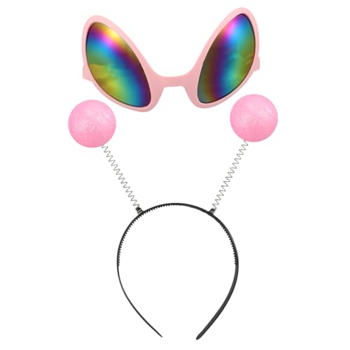 FOMIYES 1 Satz Außerirdische Brille Stirnband Thematisiert Für Scherzen Mars-brille Party Sonnenbrille Aus Grüne Alien-brille Lustige Alien-brille Stirnbänder Rosa Plastik FOMIYES 1 Satz Außerirdische Brille Stirnband Thematisiert Für Scherzen Mars-brille Party Sonnenbrille Aus Grüne Alien-brille Lustige Alien-brille Stirnbänder Rosa Plastik von FOMIYES