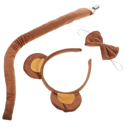 FOMIYES 1 Satz Bärenohr Stirnband mit Fliege Niedliches Tierkostüm Zubehör für Fasching Halloween Cosplay Bühnenauftritte Geburtstagsfeiern FOMIYES 1 Satz Bärenohr Stirnband mit Fliege Niedliches Tierkostüm Zubehör für Fasching Halloween Cosplay Bühnenauftritte Geburtstagsfeiern von FOMIYES