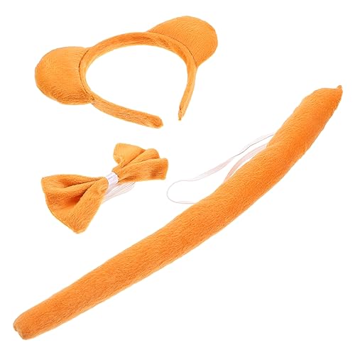 FOMIYES 1 Satz Bärenohren Haarreif Set für Kostümpartys Teiliges Set mit Fliege und für Halloween Geburtstagsfeiern und Rollenspiele für Erwachsene FOMIYES 1 Satz Bärenohren Haarreif Set für Kostümpartys Teiliges Set mit Fliege und für Halloween Geburtstagsfeiern und Rollenspiele für Erwachsene von FOMIYES