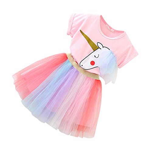 FOMIYES 1 Satz Einhorn Regenbogen Rock Kinderbekleidung Mädchen Anzug Geburtstagsoutfit Cartoon Cosplay Kleidung für Party Zuhause Rosa FOMIYES 1 Satz Einhorn Regenbogen Rock Kinderbekleidung Mädchen Anzug Geburtstagsoutfit Cartoon Cosplay Kleidung für Party Zuhause Rosa von FOMIYES