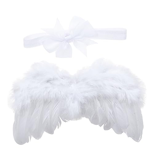 FOMIYES 1 Satz Engelsflügel Kostümset für Weißes Haarschmuck mit Flügeln Haarreif für Karneval Halloween Fotoshootings Partys Leicht Einfach Anzuziehen Kleine FOMIYES 1 Satz Engelsflügel Kostümset für Weißes Haarschmuck mit Flügeln Haarreif für Karneval Halloween Fotoshootings Partys Leicht Einfach Anzuziehen Kleine von FOMIYES