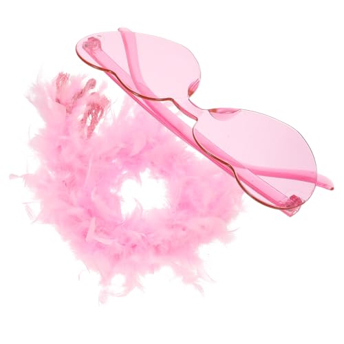 FOMIYES 1 Satz Hochzeitsfeierbrille Bachelor Party Accessoires Partybrille zum Valentinstag Randlose Sonnenbrillen für Damen Sonnenbrille Teen Bachelorette Party Brille Feder Rosa FOMIYES 1 Satz Hochzeitsfeierbrille Bachelor Party Accessoires Partybrille zum Valentinstag Randlose Sonnenbrillen für Damen Sonnenbrille Teen Bachelorette Party Brille Feder Rosa von FOMIYES