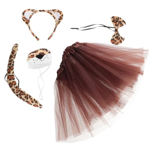 FOMIYES 1 Satz Kopfband -kopfschmuck Set Cosplay Kostüm Fell Drucken Junge Haarband Stirnband Aus Leopardendruck Leopardenohren Und Schwanzfrauen Tierische Stoff FOMIYES 1 Satz Kopfband -kopfschmuck Set Cosplay Kostüm Fell Drucken Junge Haarband Stirnband Aus Leopardendruck Leopardenohren Und Schwanzfrauen Tierische Stoff von FOMIYES